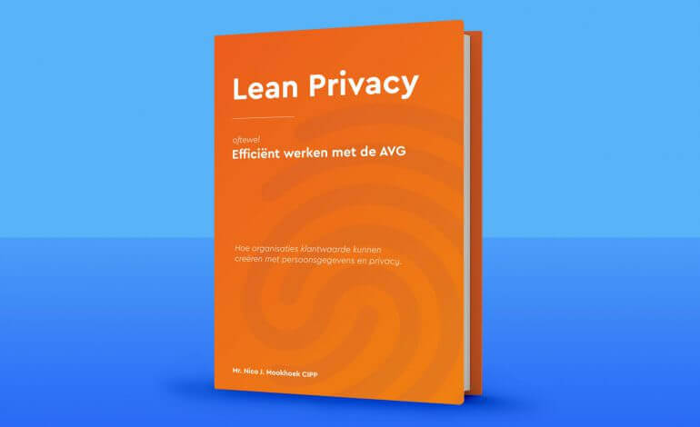 Boek Lean Privacy, efficient werken met de AVG